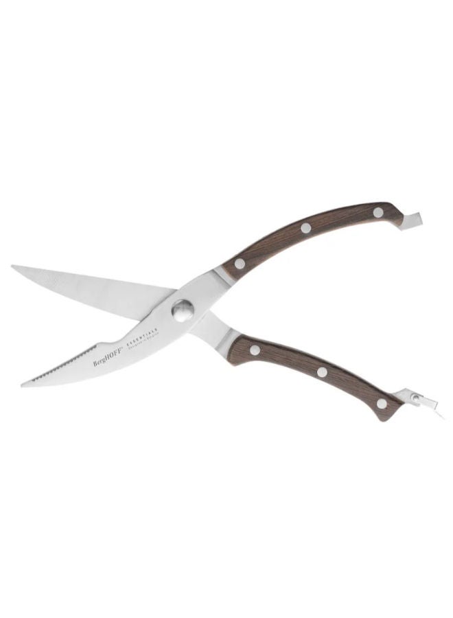 Berghoff Poultry shears with dark wooden handle - Image 2